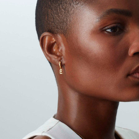 Love Letter Hoops Gold